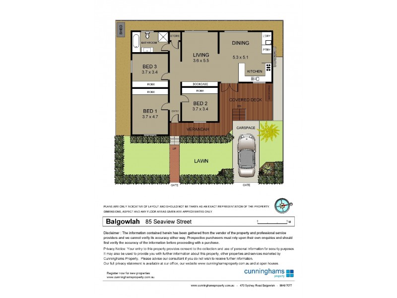 85 Seaview Street, Balgowlah NSW 2093 Floorplan