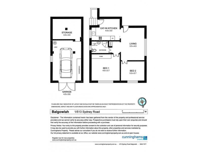 1/513 Sydney Road, Balgowlah NSW 2093 Floorplan