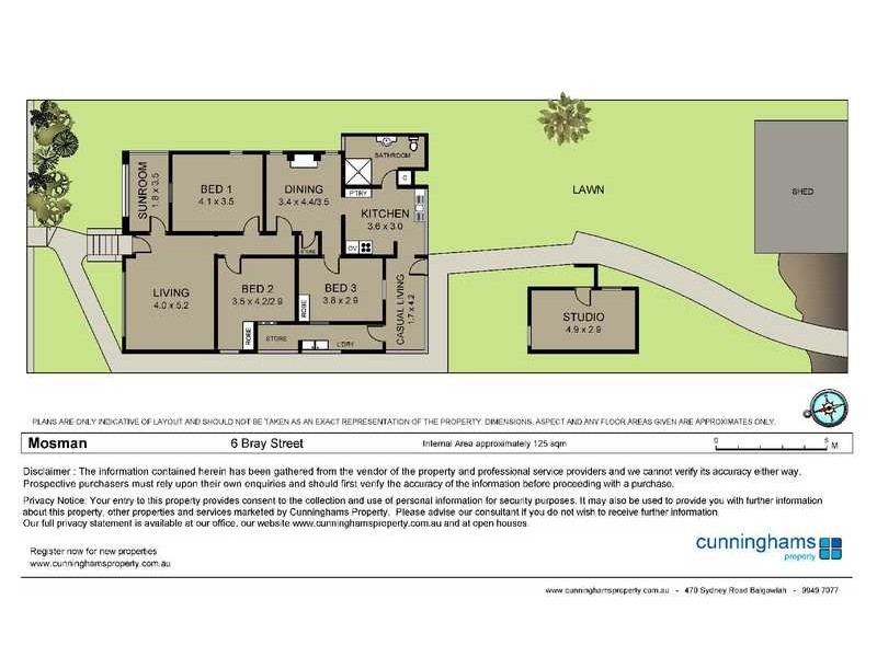 6 Bray Street, Mosman NSW 2088 Floorplan