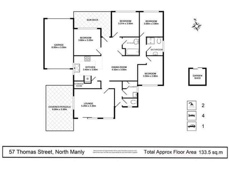 57 Thomas Street, North Manly NSW 2100 Floorplan