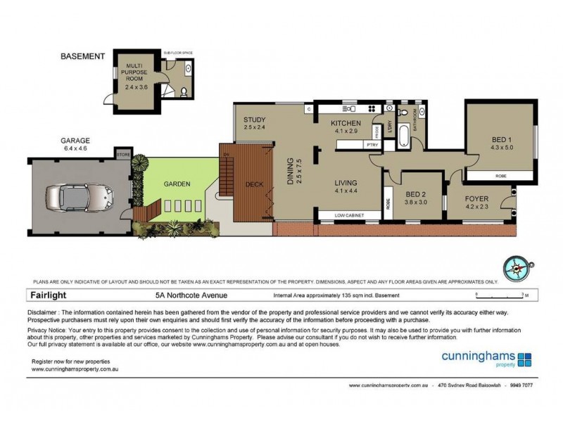 5a Northcote Avenue, Fairlight NSW 2094 Floorplan