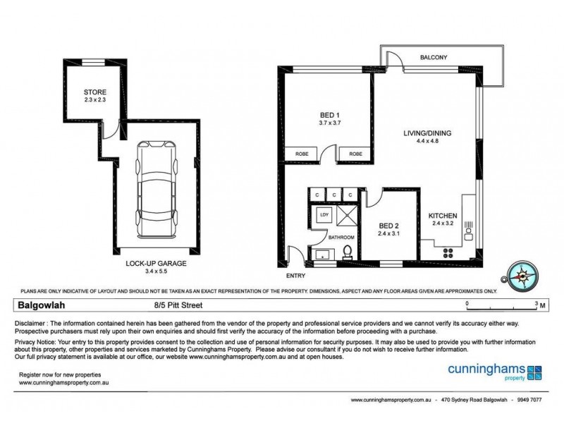 8/5 Pitt Street, Balgowlah NSW 2093 Floorplan