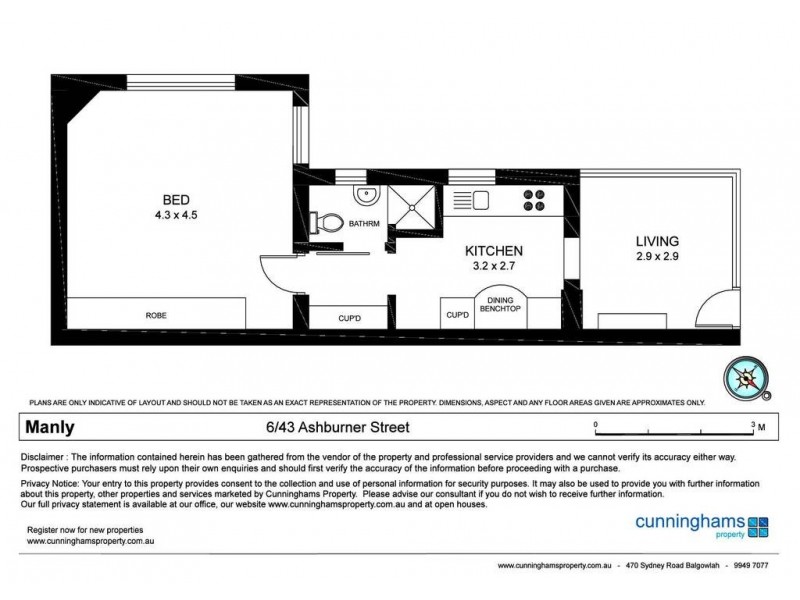 6/43 Ashburner Street, Manly NSW 2095 Floorplan