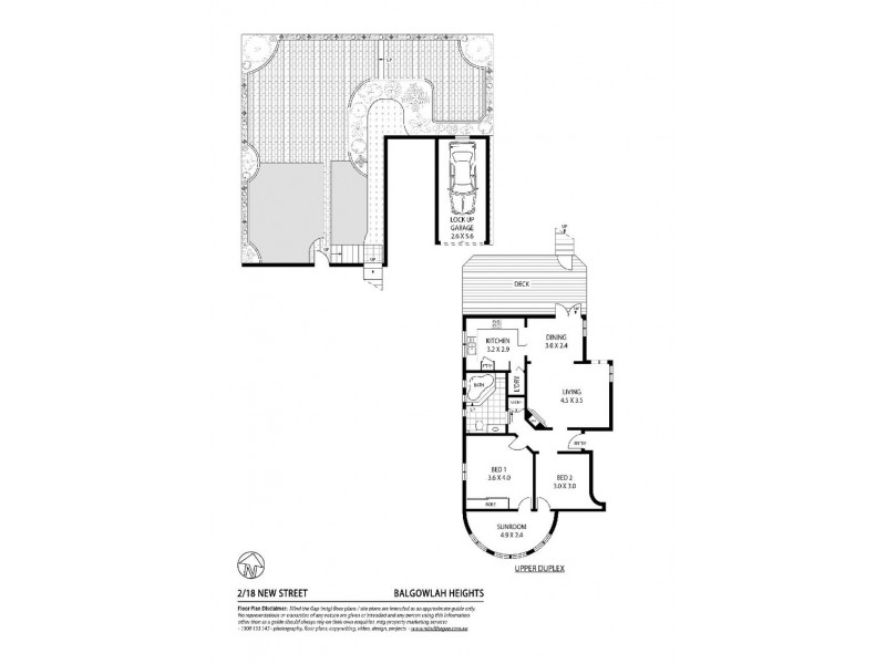 2/18 New Street, Balgowlah Heights NSW 2093 Floorplan