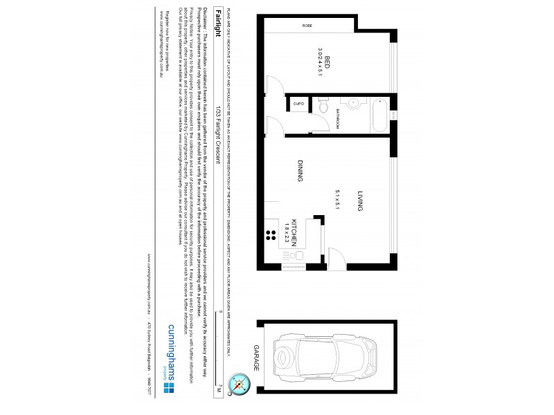 1/33 Fairlight Crescent, Fairlight NSW 2094 Floorplan