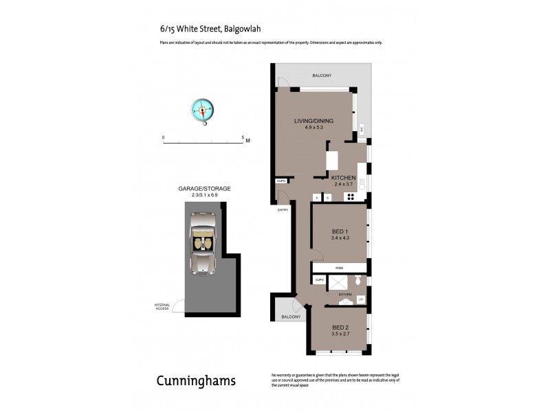 6/15 White Street, Balgowlah NSW 2093 Floorplan