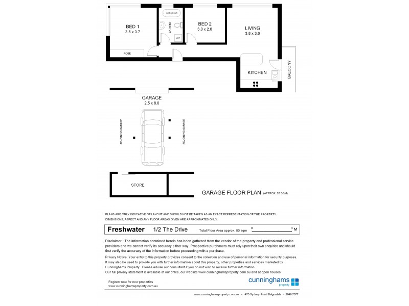 1/2 The Drive, Freshwater NSW 2096 Floorplan