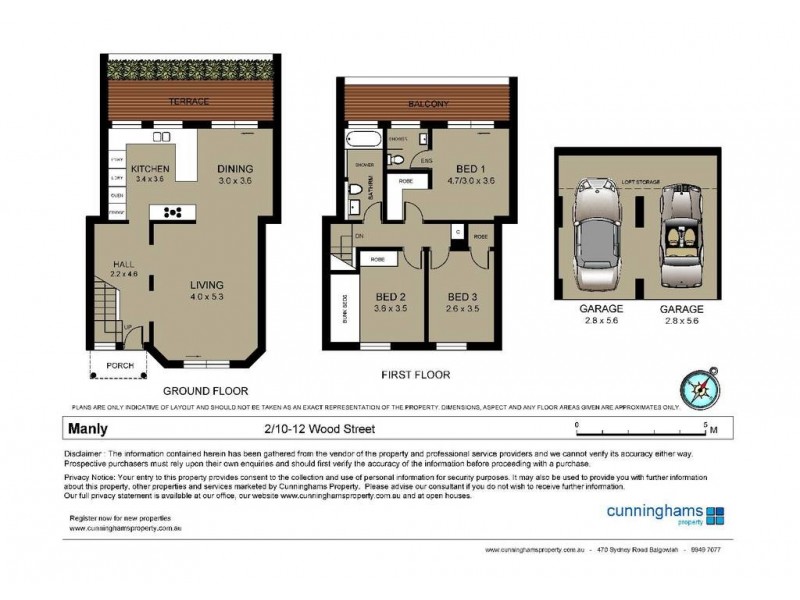 2/10 Wood Street, Manly NSW 2095 Floorplan