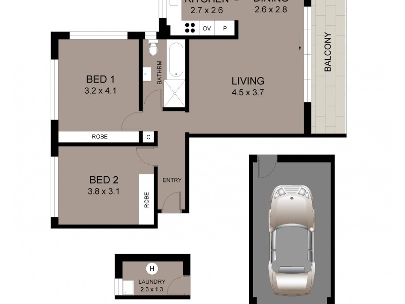 7/2B Kangaroo Street, Manly NSW 2095 Floorplan