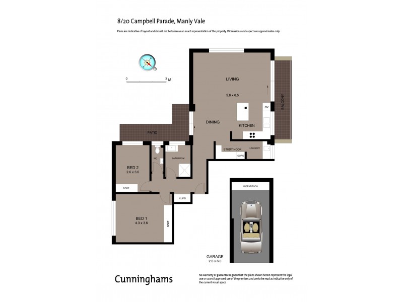 8/20 Campbell Parade, Manly Vale NSW 2093 Floorplan