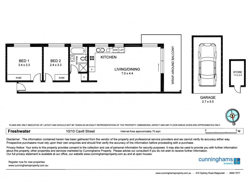 10/10 Cavill Street, Queenscliff NSW 2096 Floorplan