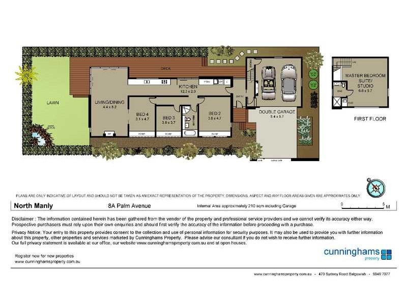 8a Palm Avenue, North Manly NSW 2100 Floorplan