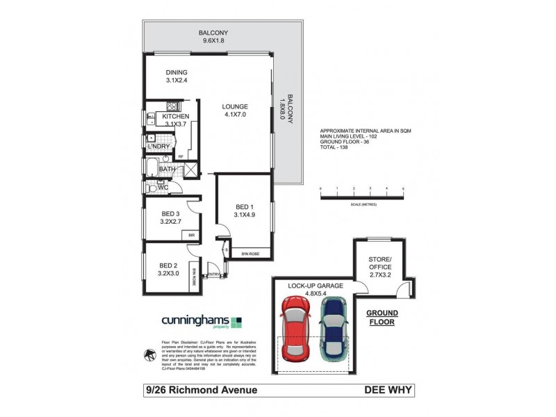 9/26 Richmond Avenue, Dee Why NSW 2099 Floorplan