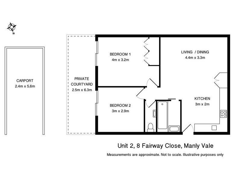 2/8 Fairway Close, Manly Vale NSW 2093 Floorplan