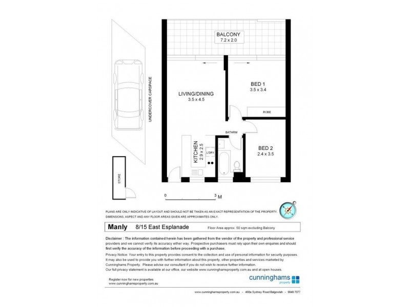 8/15 East Esplanade, Manly NSW 2095 Floorplan