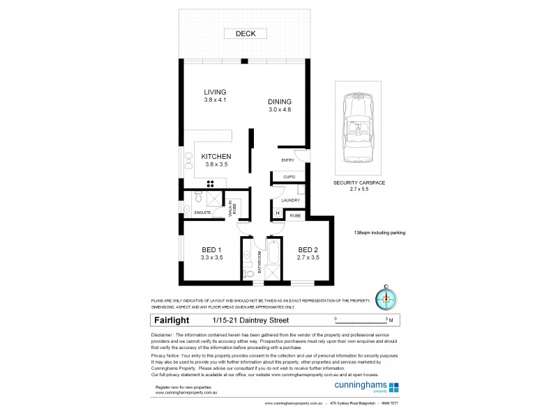 1/15-21 Daintrey Street, Fairlight NSW 2094 Floorplan