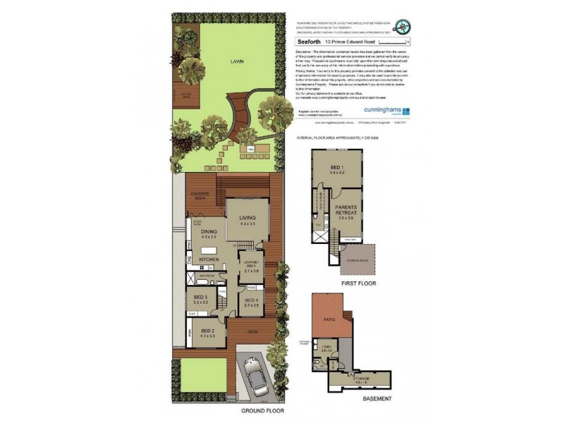 13 Prince Edward Road, Seaforth NSW 2092 Floorplan