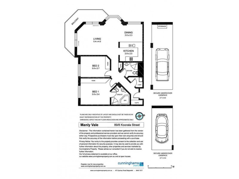 89/8 Koorala Street, Manly Vale NSW 2093 Floorplan