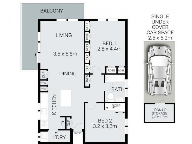 15/7 Fairway Close, Manly Vale NSW 2093 Floorplan