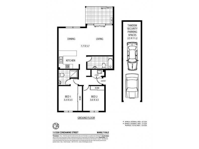 11/228 Condamine Street, Manly Vale NSW 2093 Floorplan