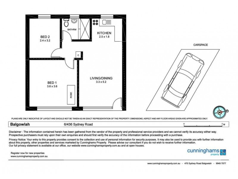 6/436 Sydney Road, Balgowlah NSW 2093 Floorplan