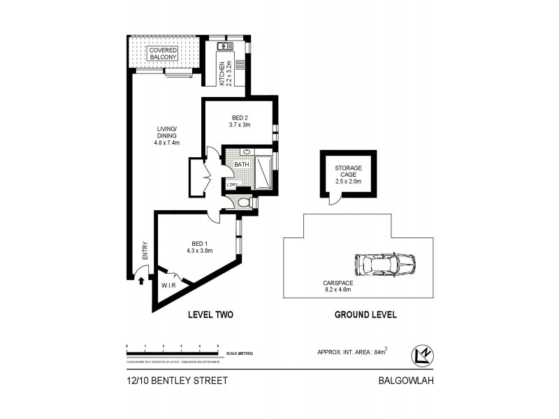 12/10 Bentley Street, Balgowlah NSW 2093 Floorplan