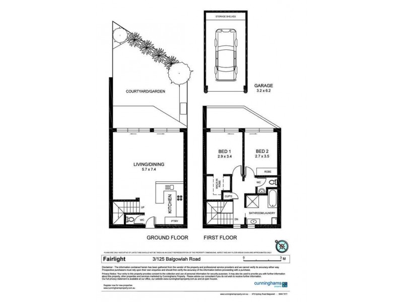 3/125 Balgowlah Road, Fairlight NSW 2094 Floorplan