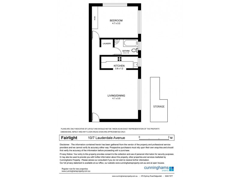 10/7 Lauderdale Avenue, Fairlight NSW 2094 Floorplan