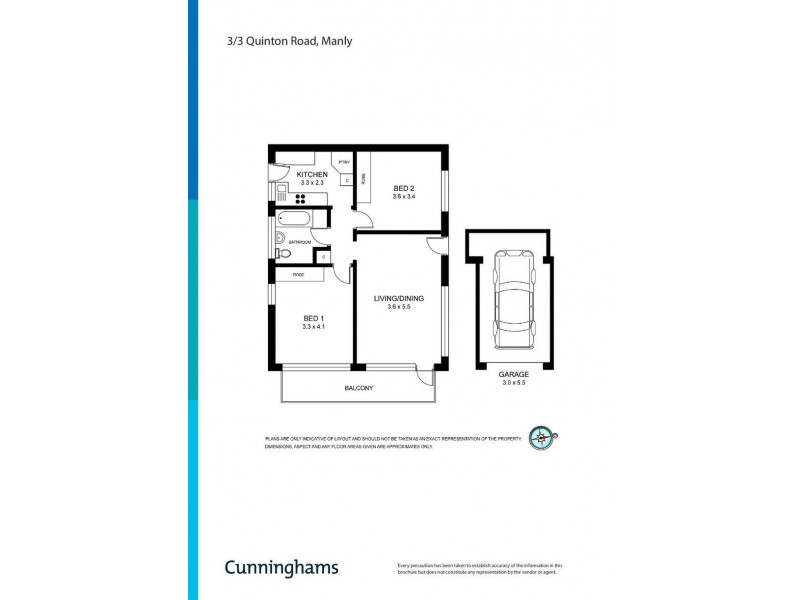 3/3 Quinton Road, Manly NSW 2095 Floorplan