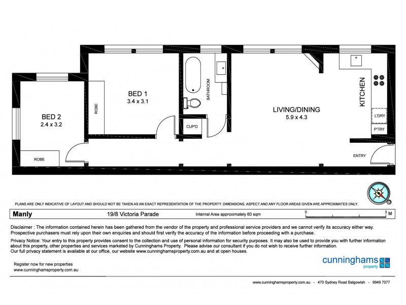 19/8 Victoria Parade, Manly NSW 2095 Floorplan