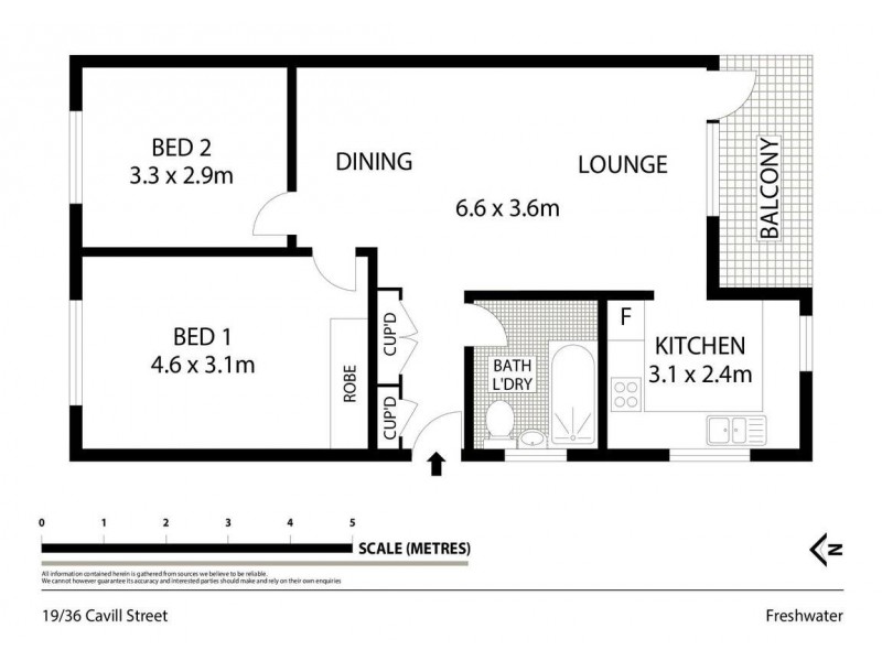 19/36 Cavill Street, Freshwater NSW 2096 Floorplan