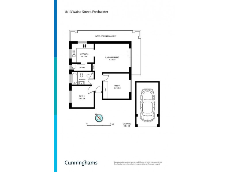 8/13 Waine Street, Freshwater NSW 2096 Floorplan