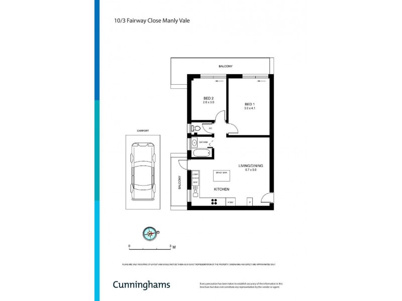10/3 Fairway Close, Manly Vale NSW 2093 Floorplan