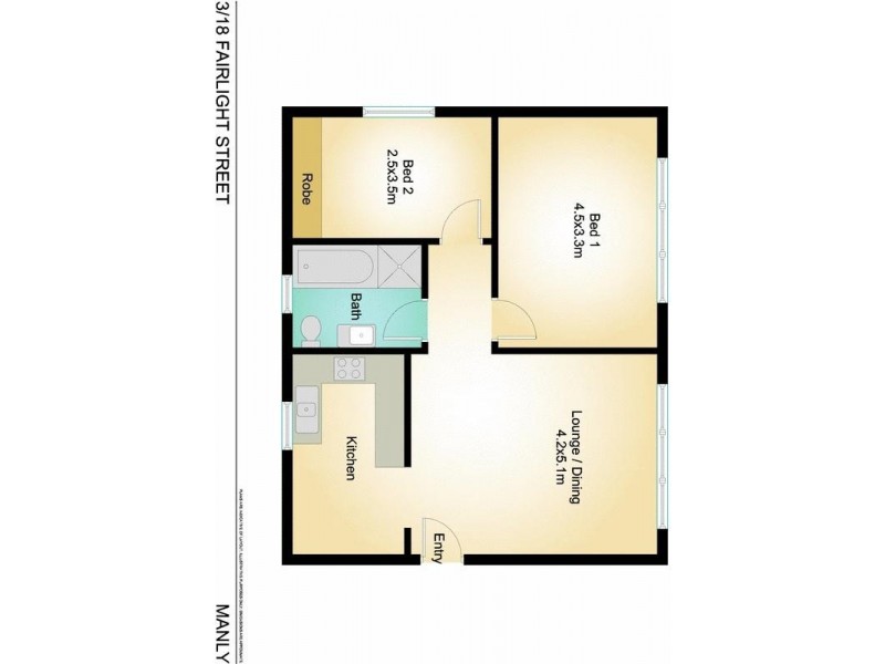 3/18 Fairlight Street, Manly NSW 2095 Floorplan