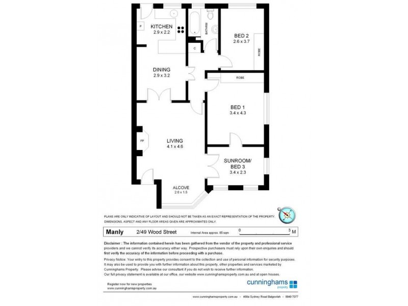 2/49 Wood Street, Manly NSW 2095 Floorplan