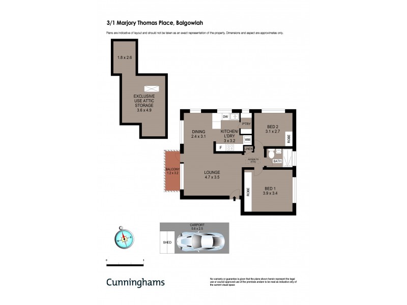 3/1 Marjory Thomas Place, Balgowlah NSW 2093 Floorplan