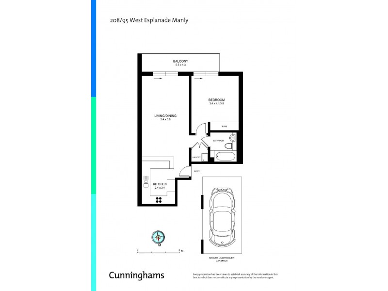 208/95 West Esplanade, Manly NSW 2095 Floorplan
