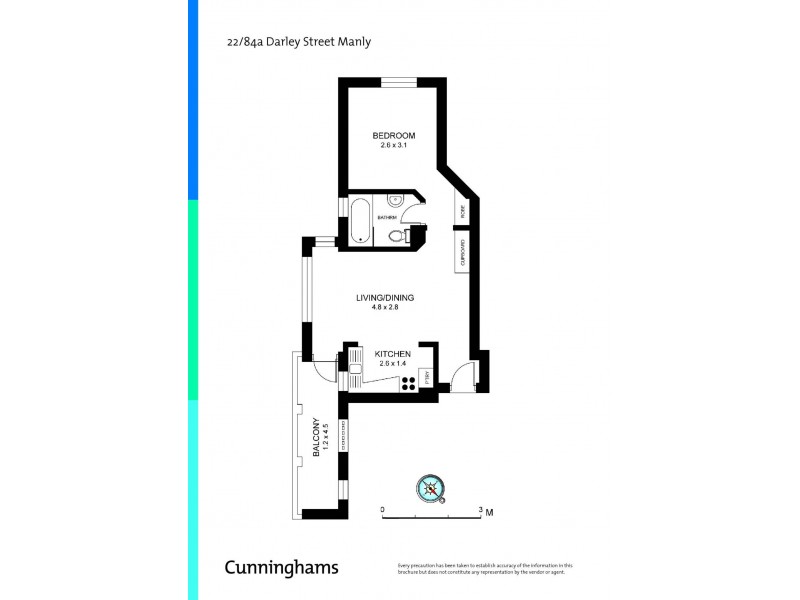 22/84a Darley Road, Manly NSW 2095 Floorplan