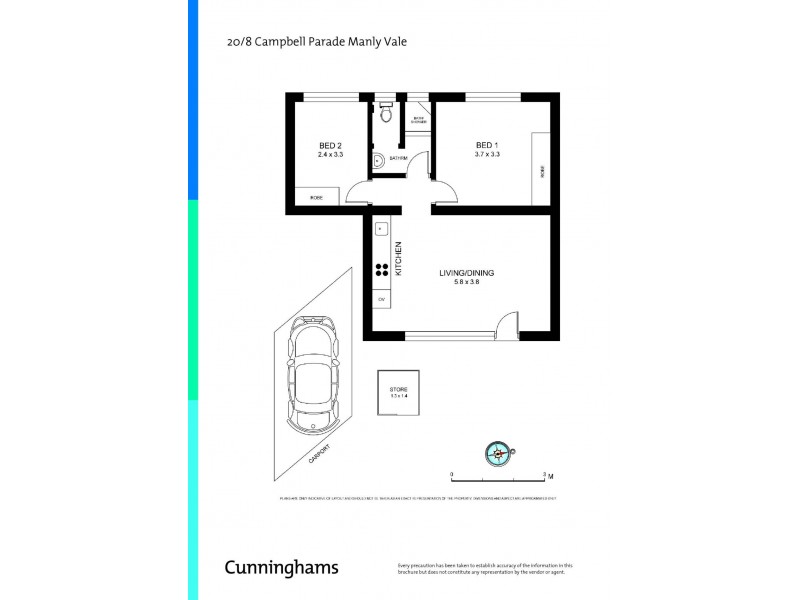 20/8 Campbell Parade, Manly Vale NSW 2093 Floorplan