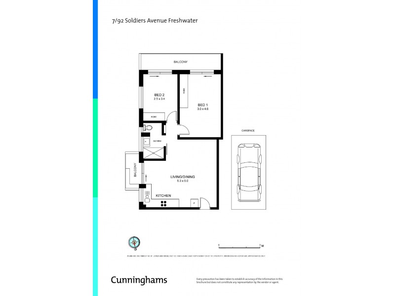 7/92 Soldiers Avenue, Freshwater NSW 2096 Floorplan