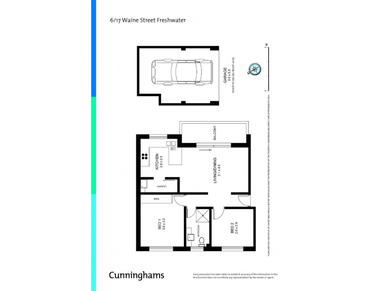 6/17 Waine Street, Freshwater NSW 2096 Floorplan