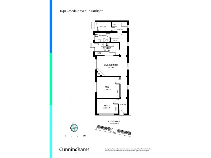 1/40 Rosedale Avenue, Fairlight NSW 2094 Floorplan