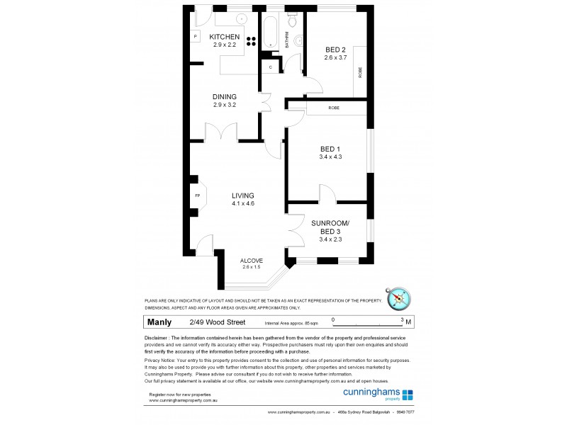 2/49 Wood Street, Manly NSW 2095 Floorplan
