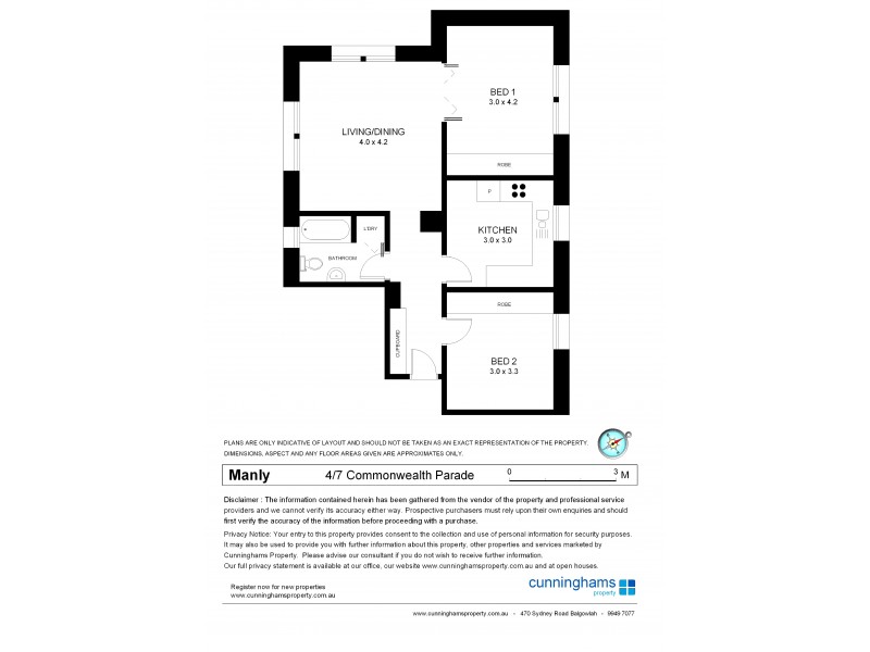 4/7 The Crescent, Manly NSW 2095 Floorplan