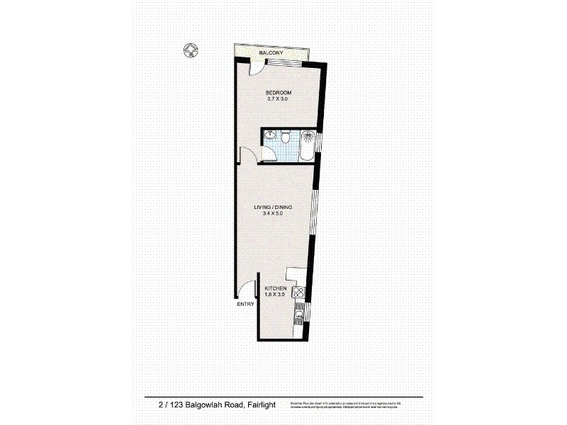 2/123 Balgowlah Road, Fairlight NSW 2094 Floorplan