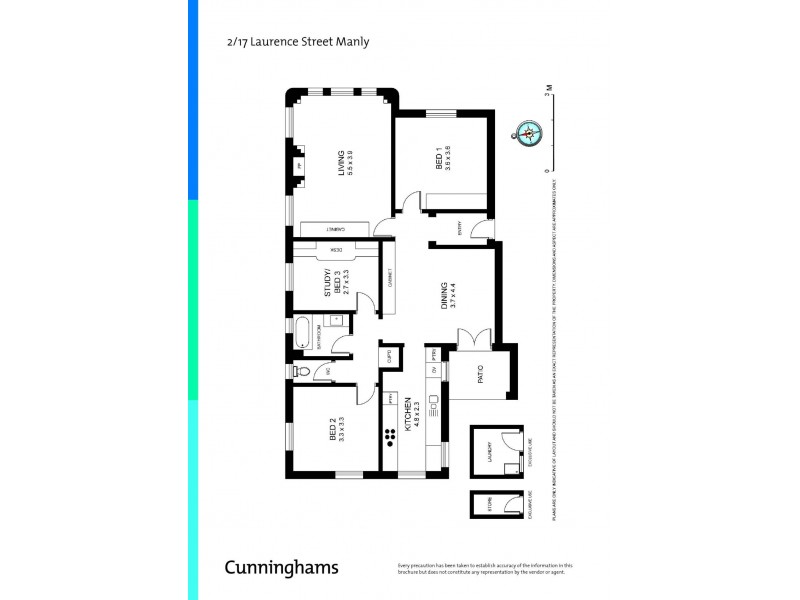 2/17 Laurence Street, Manly NSW 2095 Floorplan