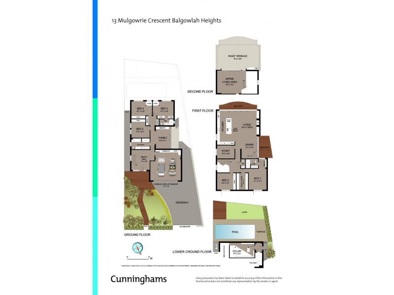 13 Mulgowrie Crescent, Balgowlah Heights NSW 2093 Floorplan