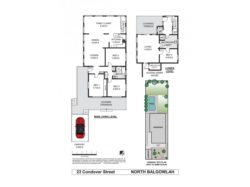 23 Condover Street, North Balgowlah NSW 2093 Floorplan
