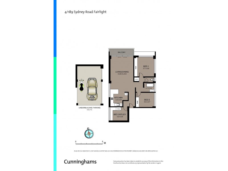 4/189 Sydney Road, Fairlight NSW 2094 Floorplan