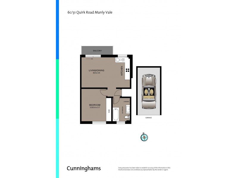 6c/31 Quirk Road, Manly Vale NSW 2093 Floorplan